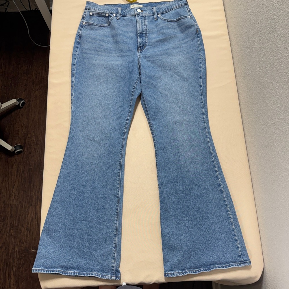 Madewell The Perfect Vintage Flare Jean Blue High Rise Denim Size 32 Casual Boho